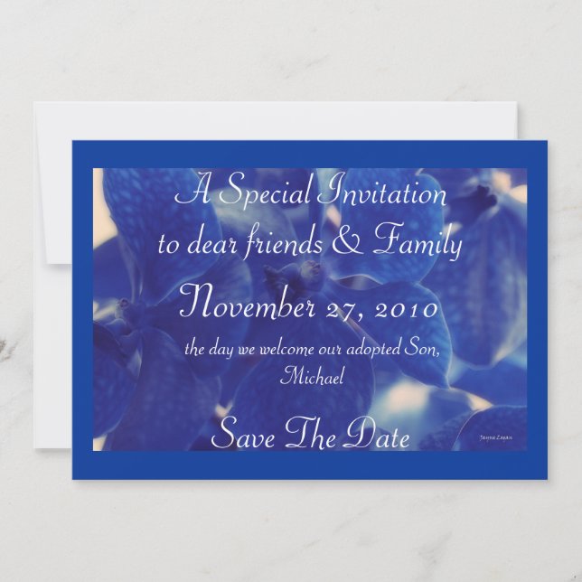 Plantillas de bautismo de invitación (Anverso)