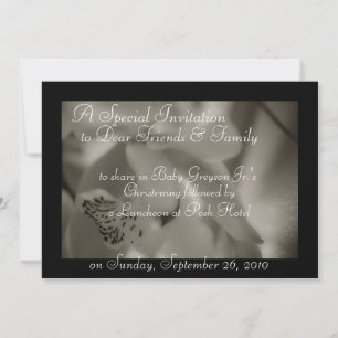 Plantillas de bautismo de invitación