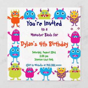 Plantillas de invitación a fiesta de cumpleaños de