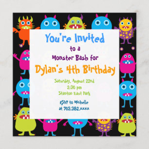 Plantillas de invitación a fiesta de cumpleaños de