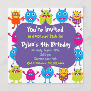 Plantillas de invitación a fiesta de cumpleaños de