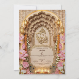 Plantillas de Invitación de Boda Hindú Tradicional