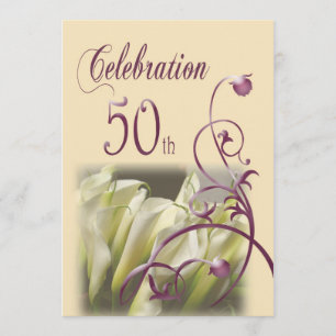 plantillas de invitación de cumpleaños número 50