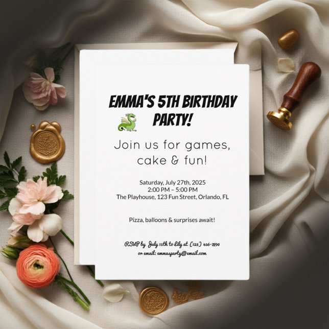 Plantillas de invitación de cumpleaños | Planifica (Subido por el creador)