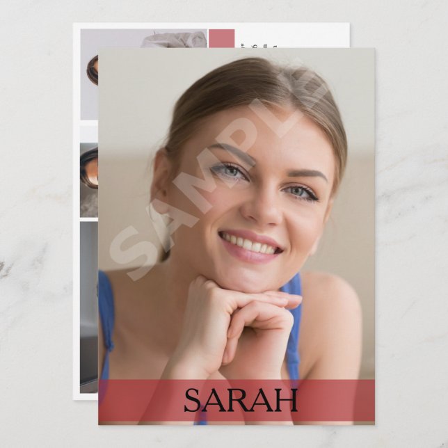 Plantillas de la tarjeta de los comp (Anverso / Reverso)