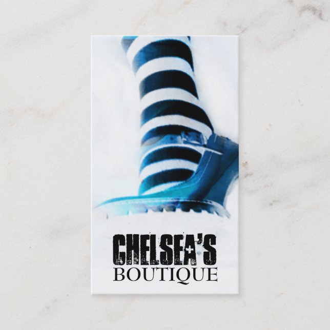 Plantillas de la tarjeta de visita del boutique de (Anverso)