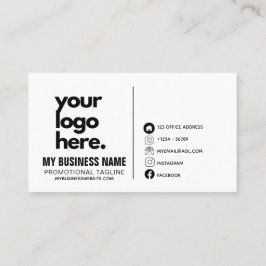 Plantillas de logotipo de diseño de tarjetas de vi