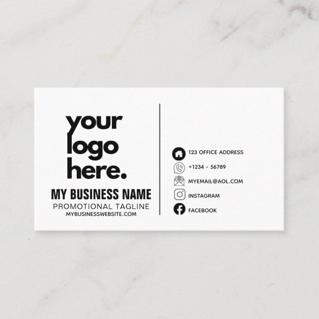 Plantillas de logotipo de diseño de tarjetas de vi (Anverso)