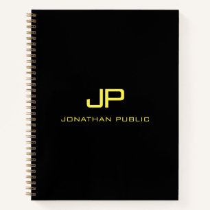 Plantillas de nombre de monograma de cuadernos Bla