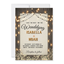 Plantillas de "Save the Date" para Bodas Rústicas