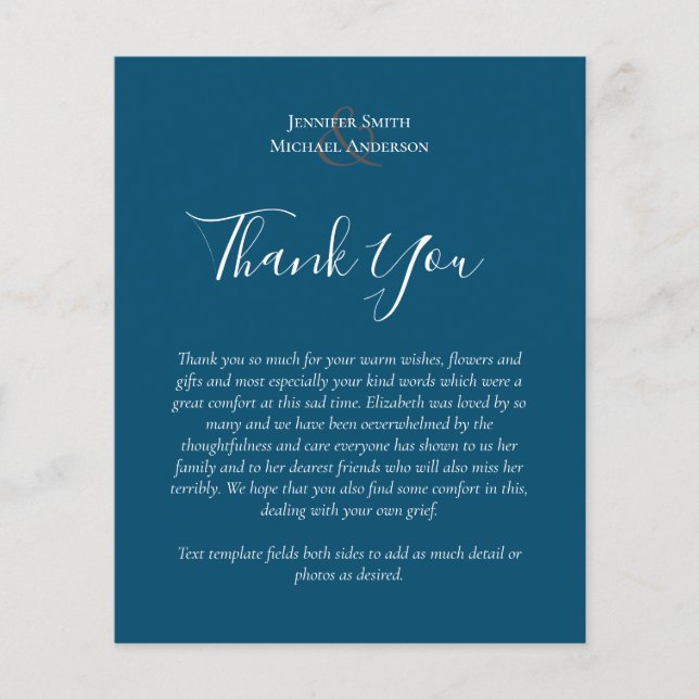 Plantillas de tarjetas conmemorativas de funeral d (Anverso)