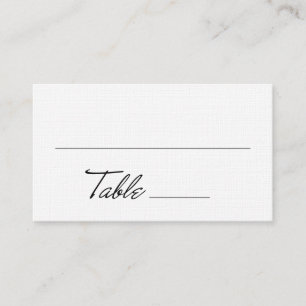 Plantillas de tarjetas de lugar de tabla retro E
