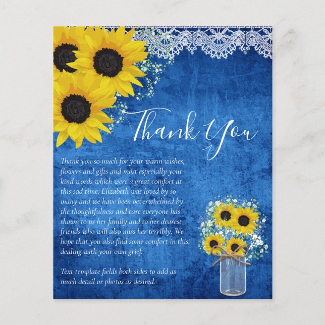 Plantillas de tarjetas de memoria funerarias (Anverso)