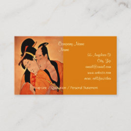 Plantillas de tarjetas de negocios de la pareja ja