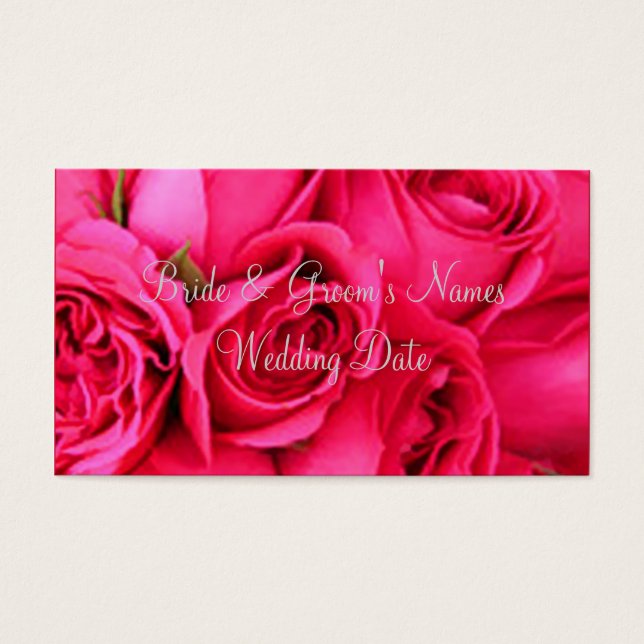 Plantillas de tarjetas de perfil de boda (Frente)