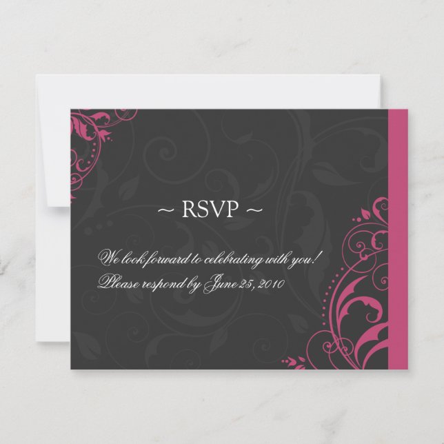 Plantillas de Tarjetas de Respuesta de Boda (Anverso)