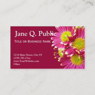 Plantillas de tarjetas de visita de Gerber Daisies
