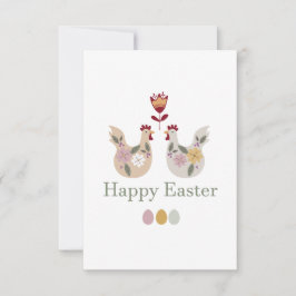 Plantillas felices de Pascua con huevos, flores, p