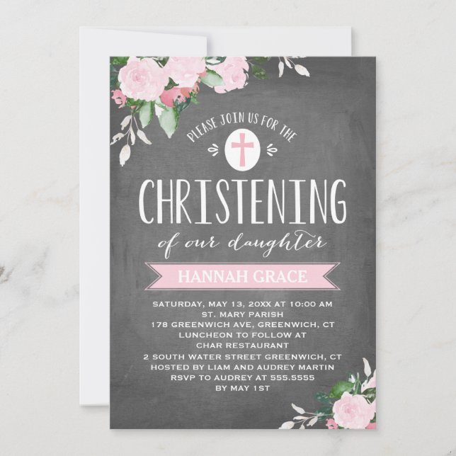 Plantón de flores | Invitación a la cristiandad (Anverso)