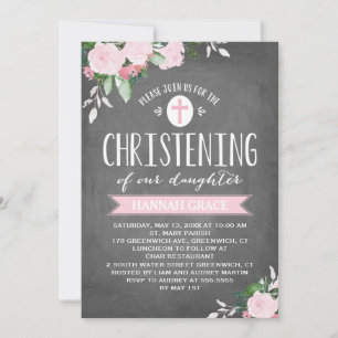 Plantón de flores Invitación a la cristiandad
