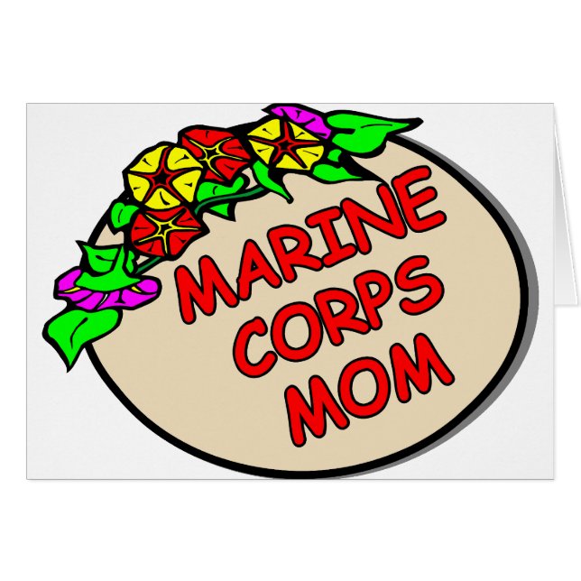 Plaque de mamá del Cuerpo de Marines (Anverso (Horizontal))