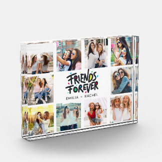 Plaque de Personalizado acrílico de 10 bloques de