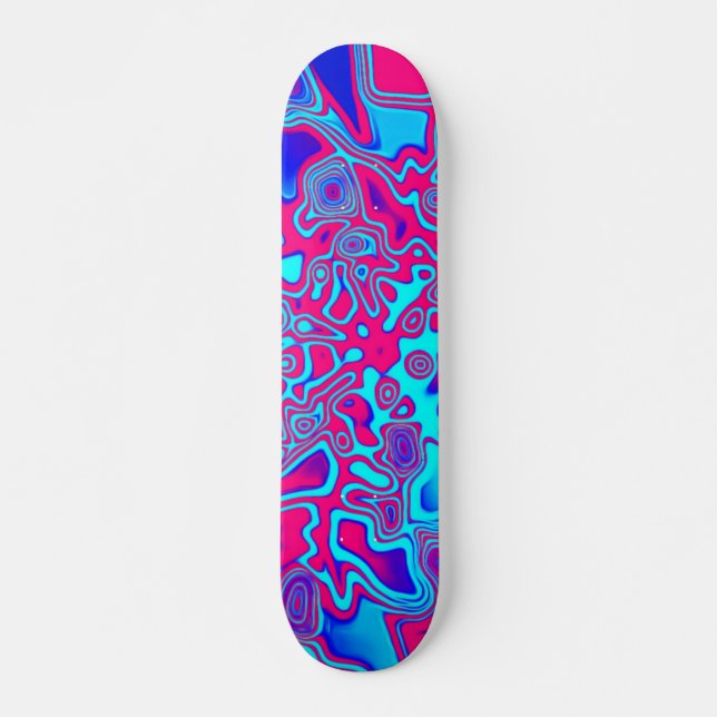 Plasma Psicodélica Liquida Skateboard (Anverso )