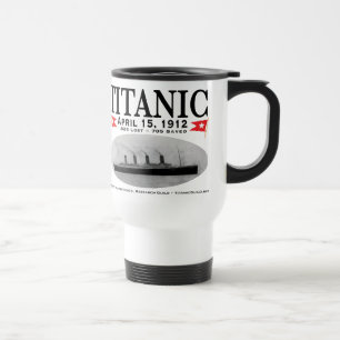 Plástico titánico de la taza del viaje de la nav