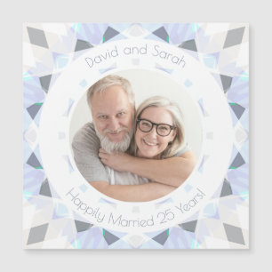 Plata 25 Aniversario Boda Keepsake Gift
