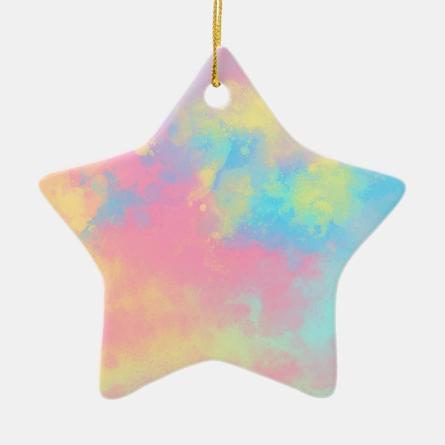 Plata arcoiris Decoración cerámica (Frente)