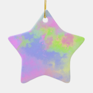 Plata arcoiris Decoración cerámica