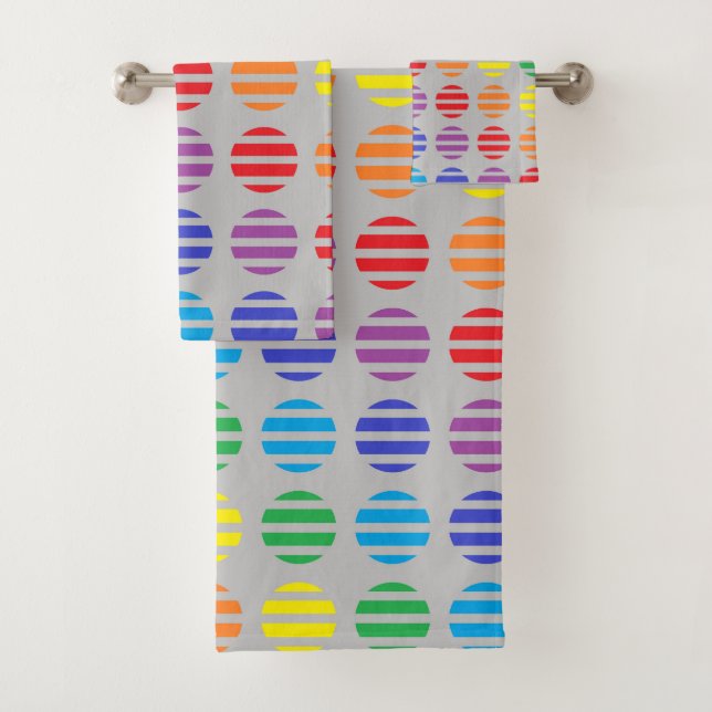 Plata de los lunares y de las rayas del arco iris (In situ)