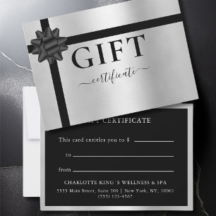 PLATA DEL CERTIFICADO DE REGALO DE NEGOCIOS Mode