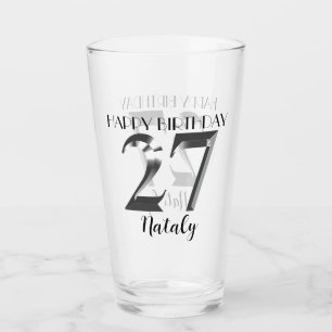 plata metálica 27 cumpleaños