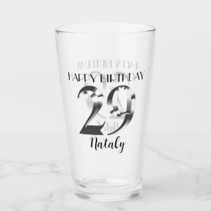 plata metálica 29 cumpleaños