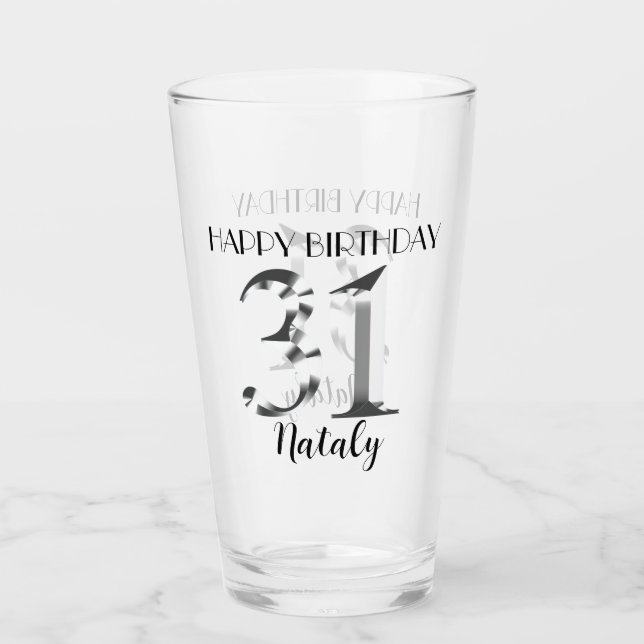 plata metálica 31 cumpleaños (Anverso)
