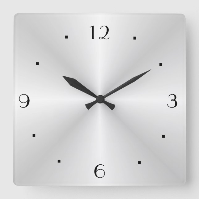 Plata muy simple > Reloj de pared (Anverso)