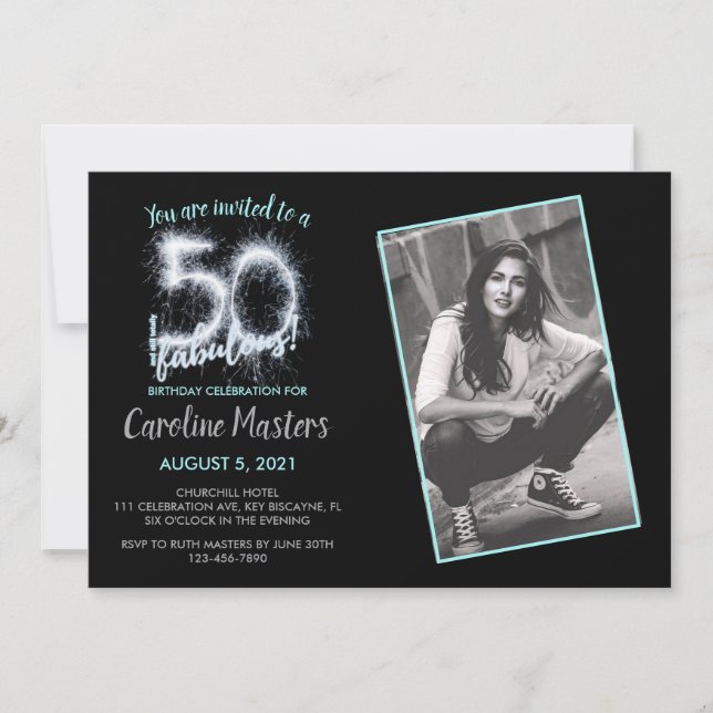 Plata negra 50 y aún fabuloso cumpleaños 50 (Anverso)