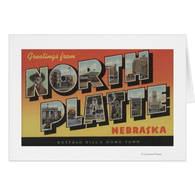 Plata Norte, Nebraska - Escenas de letras grandes (Anverso (Horizontal))