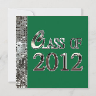 Plata Secuencia de Invitaciones a la Graduación Ve