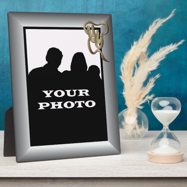 Plata Tragedia de Plata Máscara de Oro 8x10 Placa  (Lado)