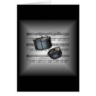 Plata tridimensional y negro del ~ de la partitura