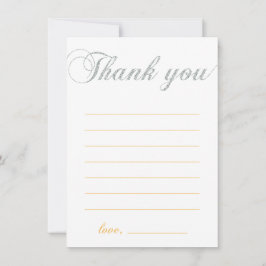 Plata y Amarillo | Fiesta Chica moderno Nota de ag