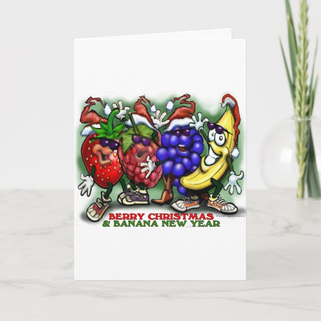 Plátano de Navidad de baya Año Nuevo (Anverso)