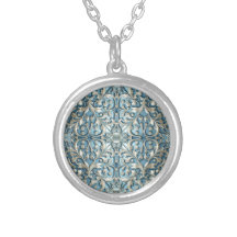 Collar azul de Nouveau