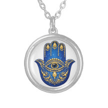 Collar de Mano de Hamsa con Ojo Malo, Protección A
