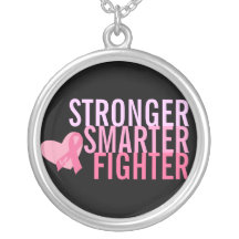 Sobreviviente de cáncer de mama Collar collar de p