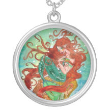 "YO MAR usted" collar de la sirena