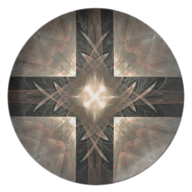 Plato Brown y crema (Frente)