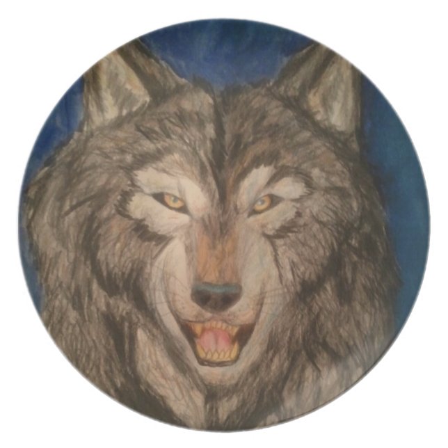 Plato cazador hermoso (Frente)